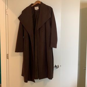 Brown Wool Trench